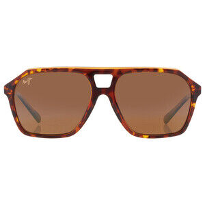 Maui Jim Wedges 880-10 Tortoise Amber/HCL Bronze Polarized 57mm Sunglasses